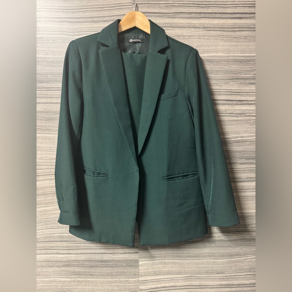 Prettygarden Dark Green Blazer & Pant set size M